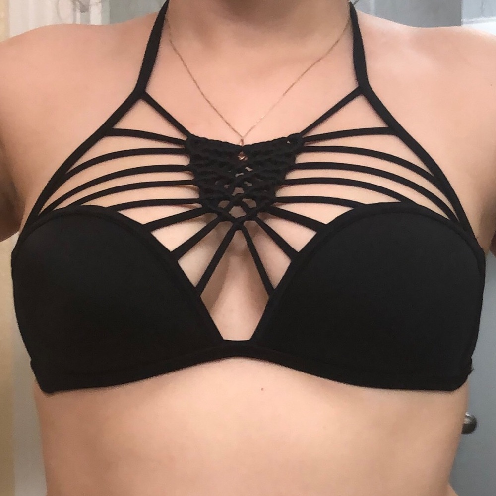 Victoria’s Secret black bathing suit top
